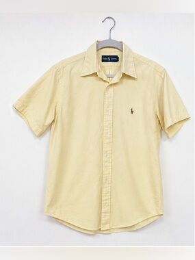 Ralph Lauren Men's Classic Fit Short Sleeve Button Down Shirt
Yellow